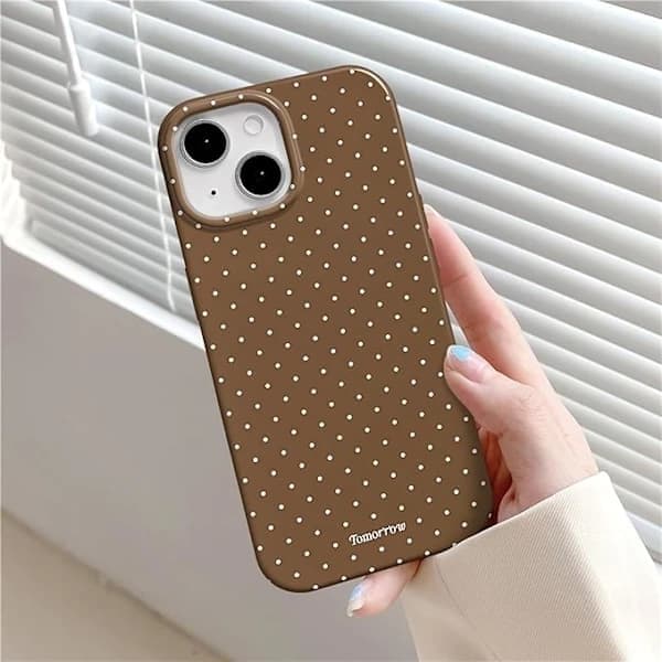Telefondeksel til iPhone 14, TPU, brun Brown iphone14