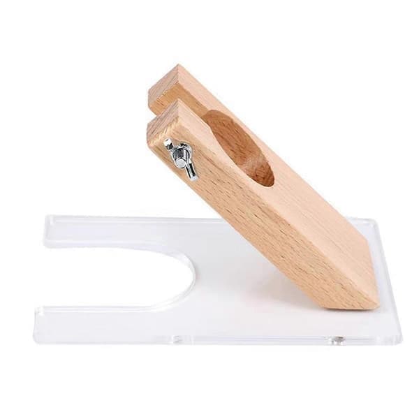 Elektrisk mattklippare Fäste Solid Akryl Skärguide för DIY-snideri Mattuftning Hemvård .x