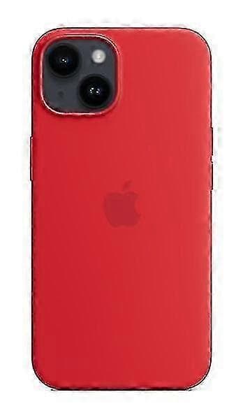 Silikonskal Kompatibelt med iPhone 14 - Mjuk Touch, Stötsäkert, Slimmat Skyddsskal Red