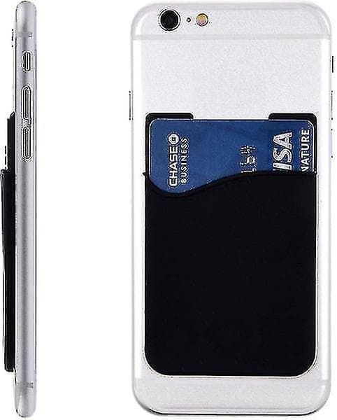 2-pakkaus universaali mobiililompakko/korttipidike, itseliimautuva