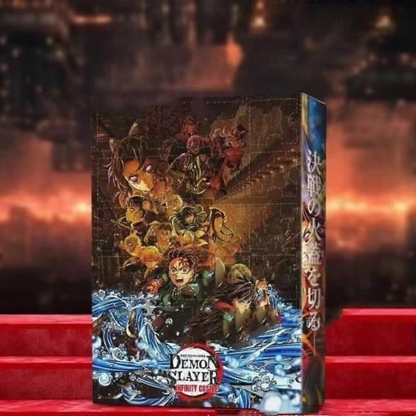 Demon Slayer Anime Advent Countdown Julekalender Blind Box Kamado Tanjirou Nezuko Zenitsu Gave, B B