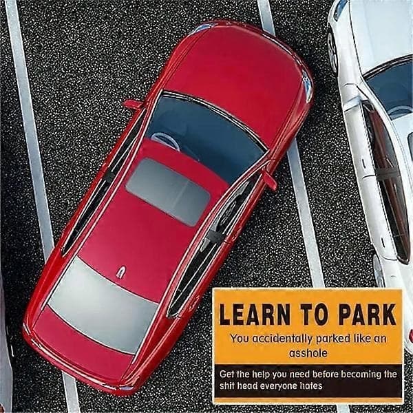 50 stk. parkeringsbøder, sjovt pranksæt til voksne, flere forskellige parkeringsbøder