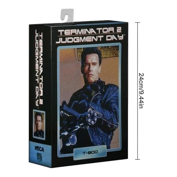 Terminator 2 Judgment Day T-800 Arnold Actionfigur Leksaksmodell för present