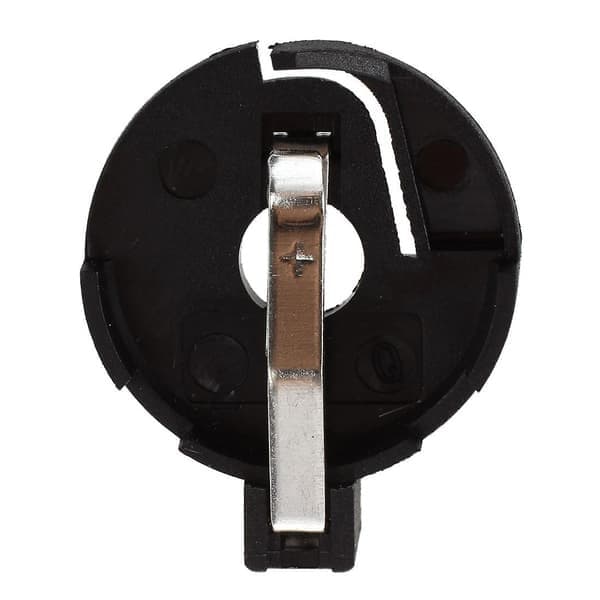 CR2016 2025 2032 Knappcellebatteriholder Sokkel Svart 5 Stk