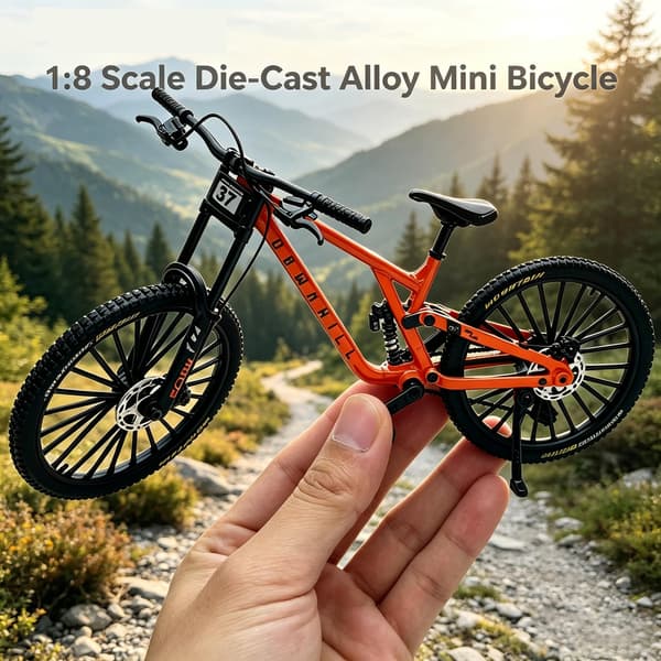 Finger Mountain MTB Cykelmodel til voksne 1:8 skala, orange Orange