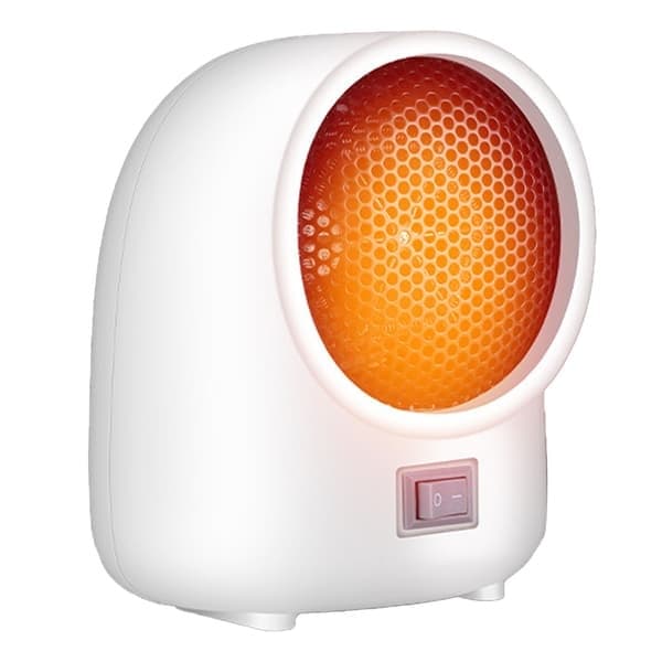 Miniovn, Rask Oppvarming, Overopphetingsbeskyttelse, Hvit EU-plugg 220V for Skrivebord