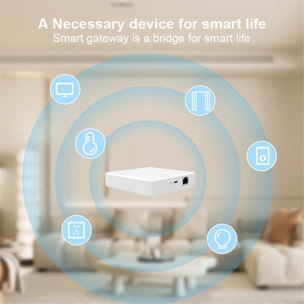 Tuya Matter Thread Hub Zigbee Smart Home Bridge Matter Gateway Hub Siri Stemmekontroll for Alexa