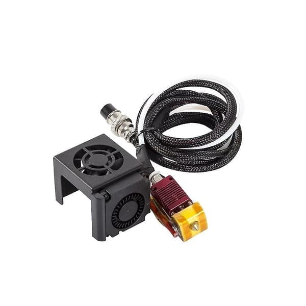 Creality 3D CR-10S Fuldt Samlet Ekstrudersæt CR-10 Hotend Montering Komplet Dyse Sæt Fuldt Samlet Ekstrudersæt Blæserkappe 3D Printer