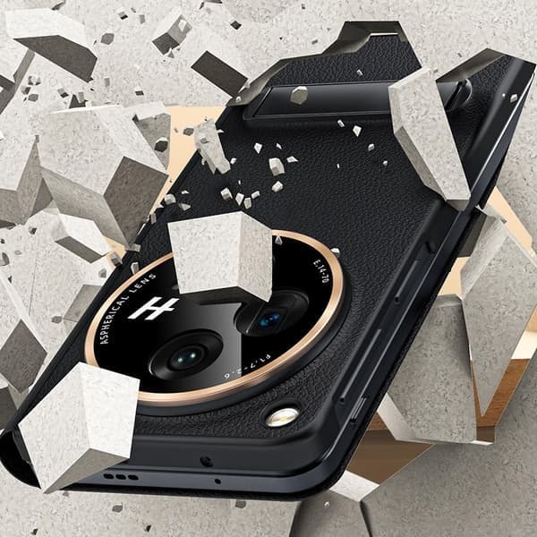Til OnePlus Open etui med stativ, Premium klassisk PU-læder til OnePlus Open flipcover, magnetisk lukning og kamerabeskyttelse, sort-2