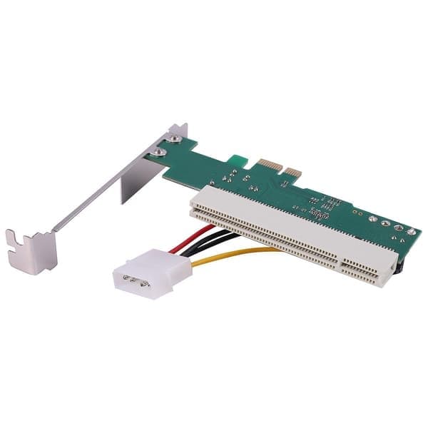 PCI-Express–PCI-sovitinkortti PCI-E X1/X4/X8/X16-paikka 4-nastaisella virtajohdolla