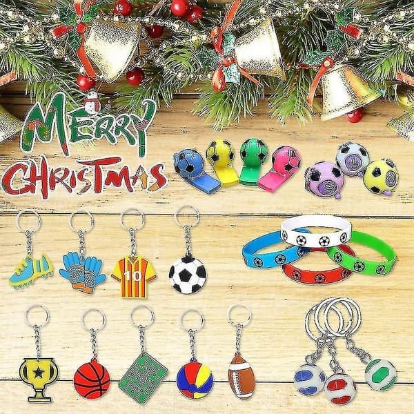 Adventskalender 2022 for gutter VM-tema fotballleker for 3-12 år gamle barn
