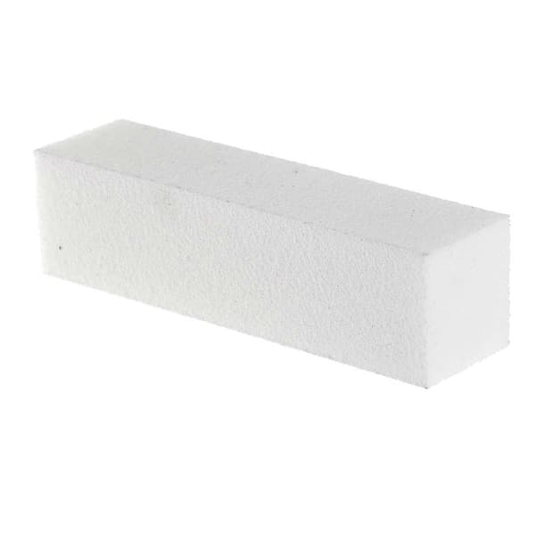 10 stk. neglebuffer poleringssandpapir bufferblokke filer manicure pedicure plejeværktøjer (hvid)