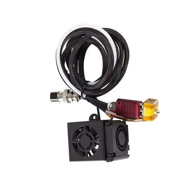 Creality 3D CR-10S Fuldt Samlet Ekstrudersæt CR-10 Hotend Montering Komplet Dyse Sæt Fuldt Samlet Ekstrudersæt Blæserkappe 3D Printer