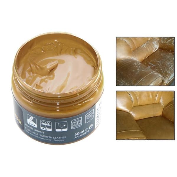 Læderfarvebalsam, Læderfarverestaurator, Læderreparationsfjerner til ridser, Læderrestaurator til sofaer, Originalt læder Original Leather
