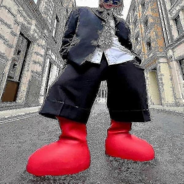 Big Red Boots Kreativa röda modestövlar, EU40 EU40