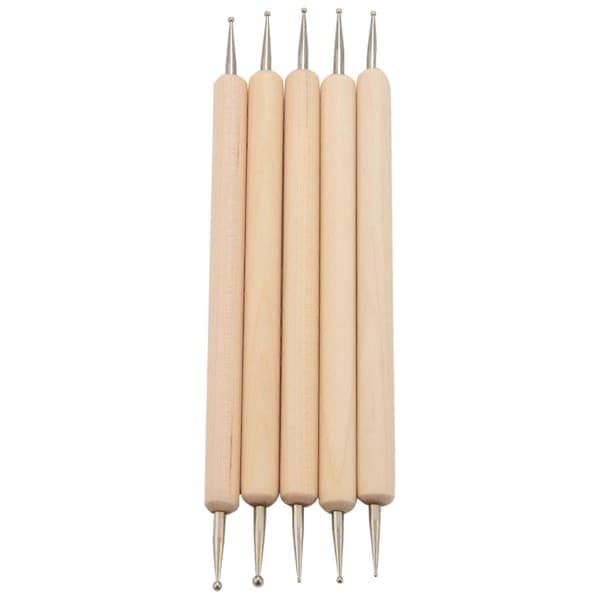 18 st Mandala Dotting Tool Set Präglingsnålar Stora Dotting Sticks för Stenmålning Nagelkonst