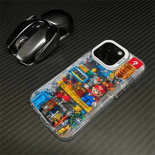 Telefoncover til iPhone 16 Pro, stødsikkert, WMWM1134 Sort WMWM1134 Black iPhone 16 Pro