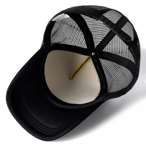 Trucker Cap Mesh Cap med Mesh Svart One Size