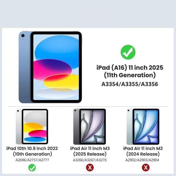 Svart skyddsfodral för iPad Mini 6/7