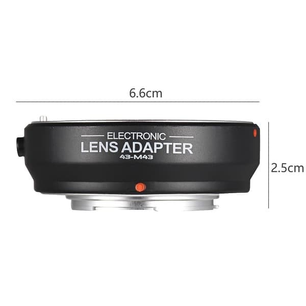 FOTGA OEM4/3(AF) 4/3 till M4/3 Kameraadapterring Autofokus Linsfäste för Olympus 4/3 Lins