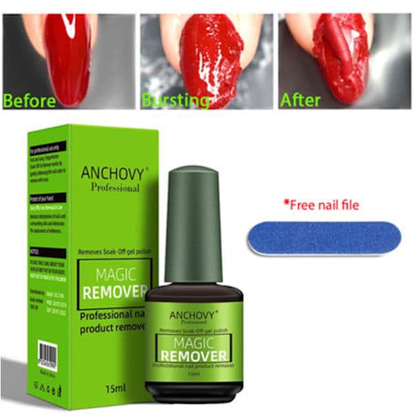 Magic Remover Manikyr Neglelak Gel Soak Cleaner Neglelakfjerner✨y