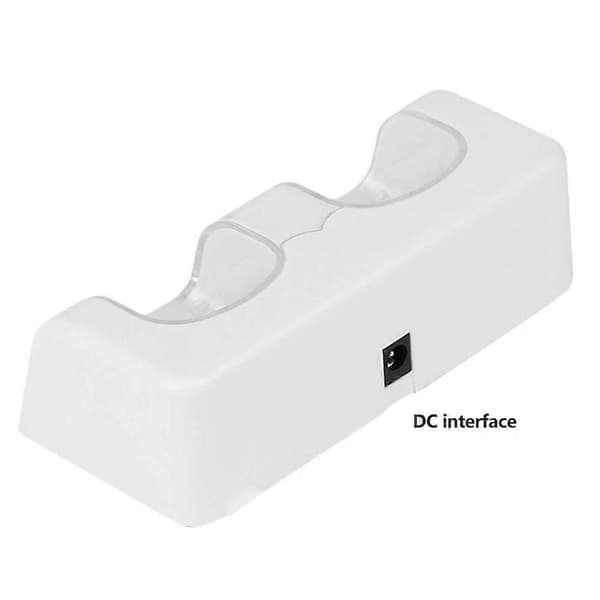 2 stk 2800mAh oppladbare batterier og Wii batteriladestasjon for Wii Remote Switch tilbehør