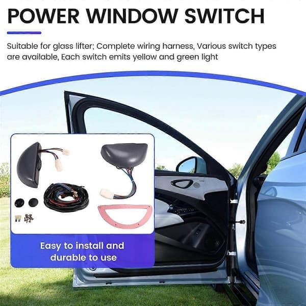 12V Bil Universal Vindu Bryter Kit Vindu Bryter