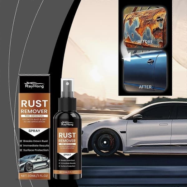 3x Rustfjernerspray, Fjernelse af Bilridser og Metalrust