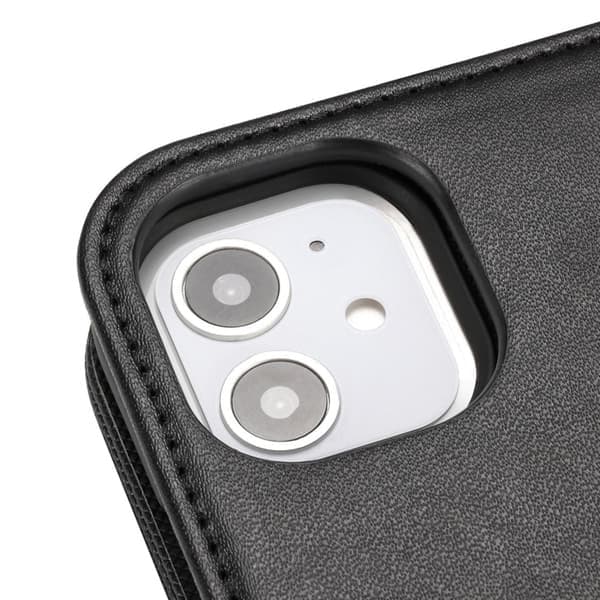 Holdit iPhone 11 / XR, Multi-Compartment 2-i-1 Magnetfodral / Skal, Svart