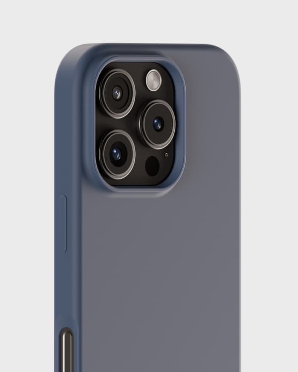 Holdit iPhone 16 Pro -silikonisuojakuori, Pacific Blue