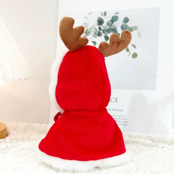 17 cm docka julkläder älg ren röd kappa och skor outfit set Reindeer Red