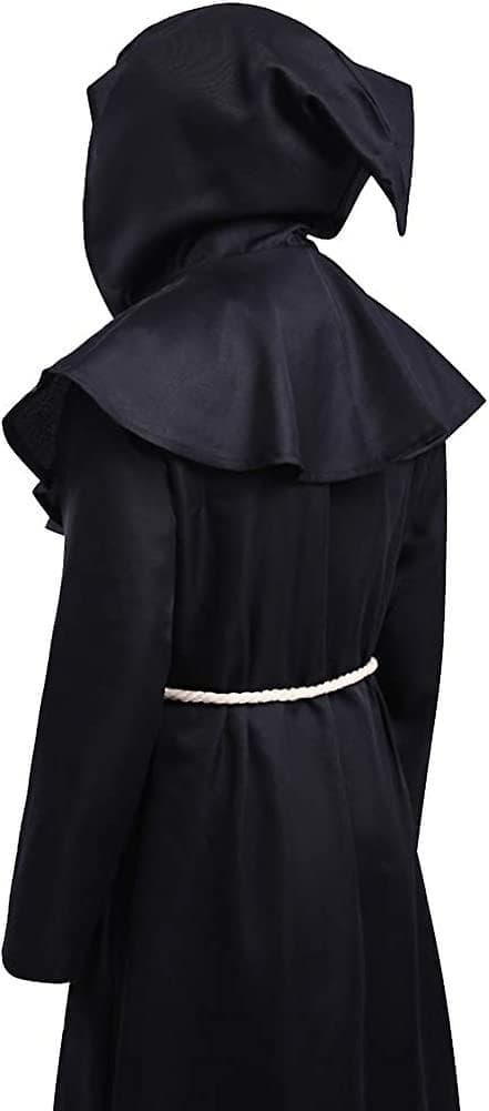 Middelalder munk hette bror munk prest kostyme tunika Halloween Cosplay Kostyme L Z