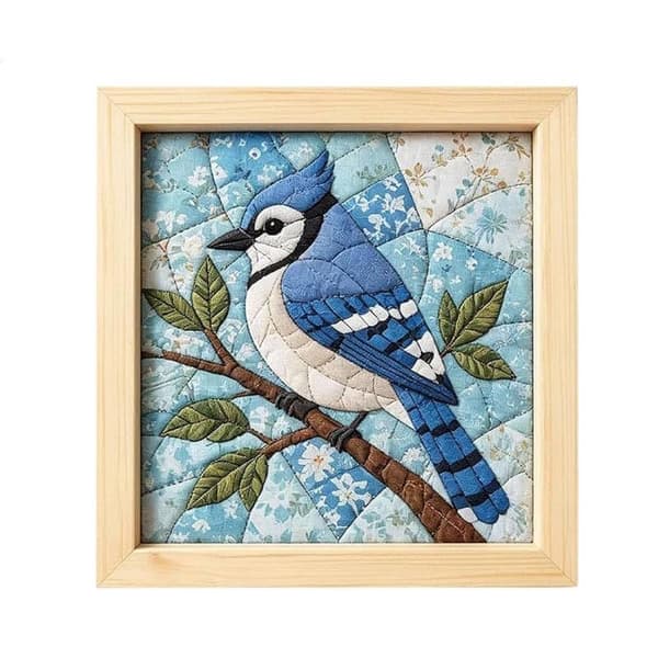 Kinusaiga stoffkunstsett | DIY 3D stoff poke kunstsett for voksne Style G