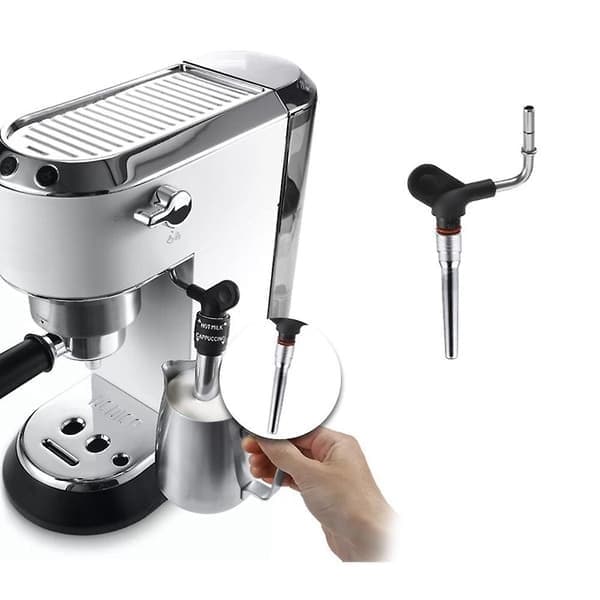 Dampdyse til Delonghi Dedica EC680/EC685, EC9335, ECP3420, ECO310, inderrør til mælkeskum, rustfrit stål
