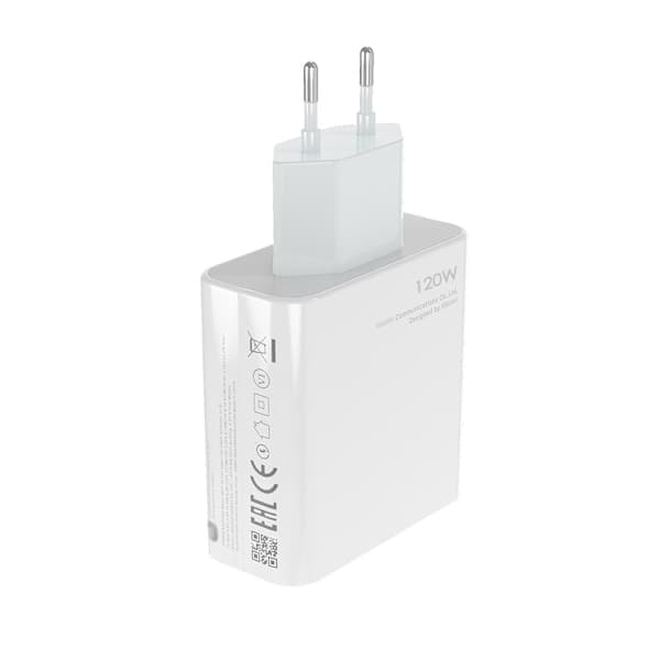 Oplader til Xiaomi Turbo Charge 120W Xiaomi Mi 12T 11T Pro/Redmi Note 11S/Note 10 Pro/Note 12 Pro +/K50 Ultra/K50 Pro 2m Opladerkabel 2m Charging Cable