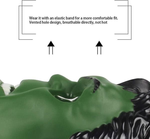 Hulk Maske til Børn, Superheltekostumer, Børnefester, Hulk Legetøj, Halloween Cosplay, Maskeradefester (Hulk Maske)