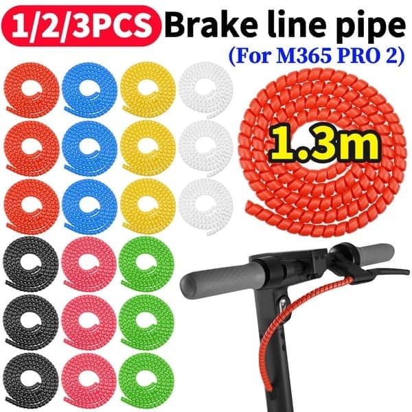 1,3 m kabelbeskytter til elektrisk løbehjul til M365 PRO 2 tilbehør, blå 2 stk. Blue 2PCS