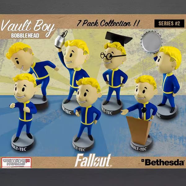 Vault Boy Chibi Bobblehead-figur i æske - 7# Intelligens 7# Intelligence
