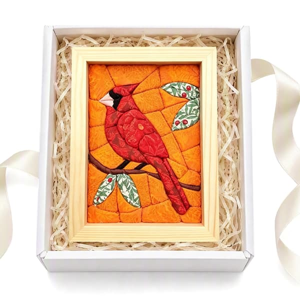 Kinusaiga stoffkunstsett | DIY 3D stoff poke kunstsett for voksne Style E