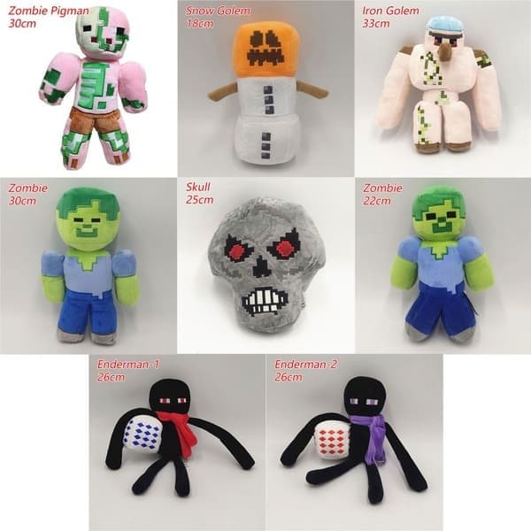 Minecraft Leker Spilldukke JERN GOLEM-33CM