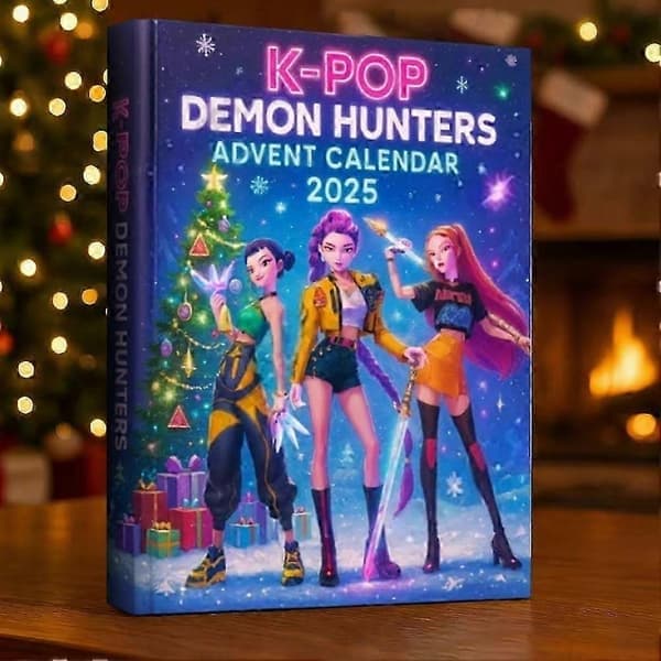 Kpop Demon Hunters Julekalender Overraskelsesgave til julepynt og gave, Julekalender