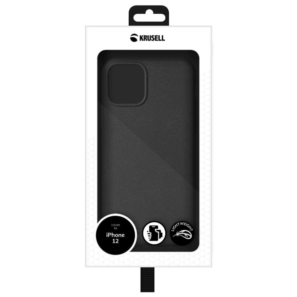 Premium Sand Cover for iPhone 12 Mini / Black - SWEDISH DESIGN Svart