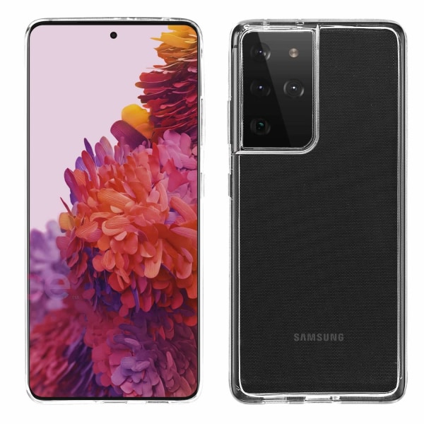 Premium gennemsigtigt blødt cover til Samsung Galaxy S21 Ultra - SVENSK DESIGN Transparant