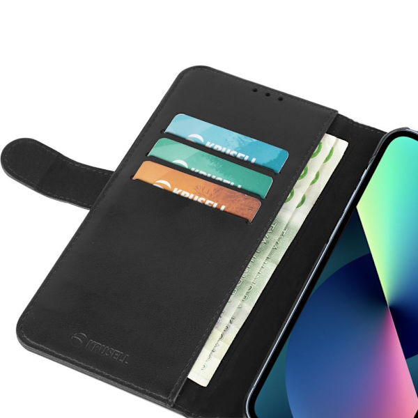 Premium iPhone 13 Pro Max -puhelinlompakko - RUOTSALTAINEN DESIGN Svart