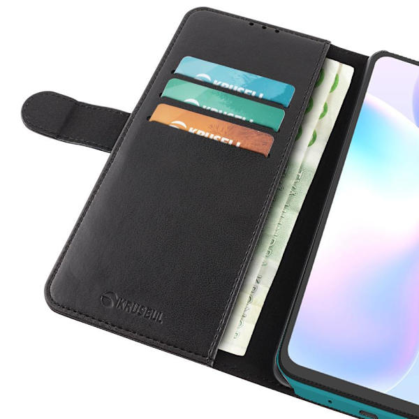 Premium Xiaomi Redmi 9A PhoneWallet - SWEDISH DESIGN Svart