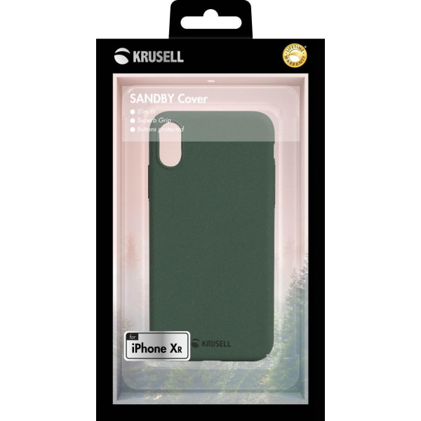 Premium Sandby Cover for iPhone XR / Moss - SWEDISH DESIGN Grön