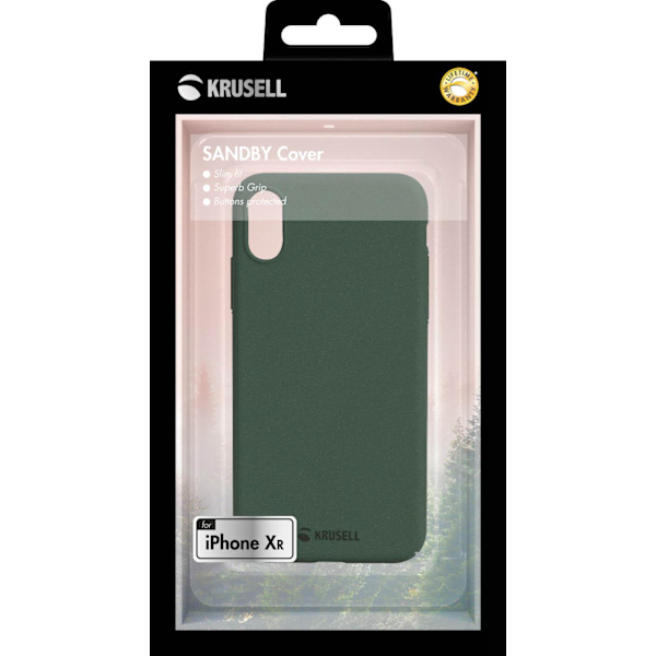 Premium Sandby Cover for iPhone XR / Moss - SWEDISH DESIGN Grön