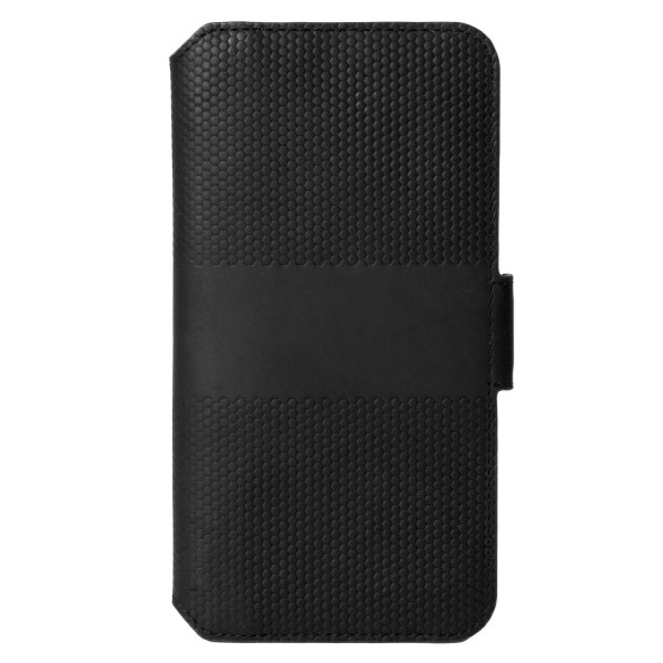 Premium Leather Phone Wallet Samsung Galaxy S22 / Black - SWEDISH DESIGN - REAL LEATHER Svart