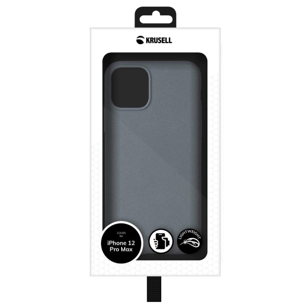 Premium Sand Cover for iPhone 12 Pro Max / Stone - SWEDISH DESIGN Grå