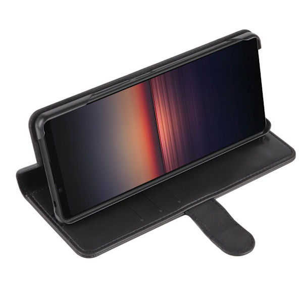 Premium Sony Xperia 1 III PhoneWallet - RUOTSALTAISTA DESIGNIA Svart